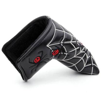 Spider Embroidered Golf Putter Head Cover