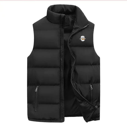 Men's Windproof Casual Golf Vest in Cotton & Polyester